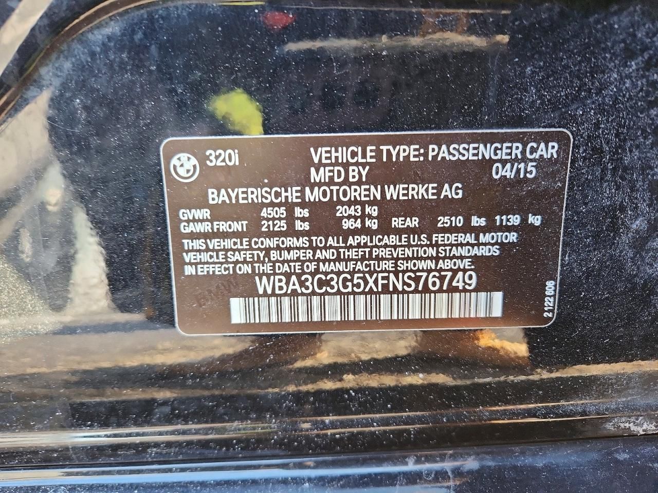 2015 BMW 320 i Xdrive