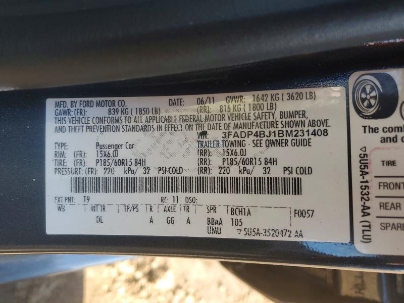2011 Ford Fiesta se