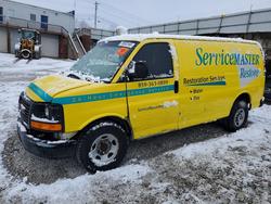 Salvage cars for sale from Copart Walton, KY: 2015 GMC Savana 2500 Cargo Utility / Service Van