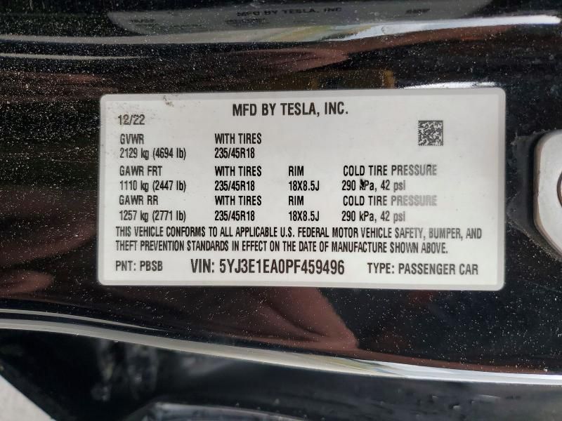 2023 Tesla Model 3