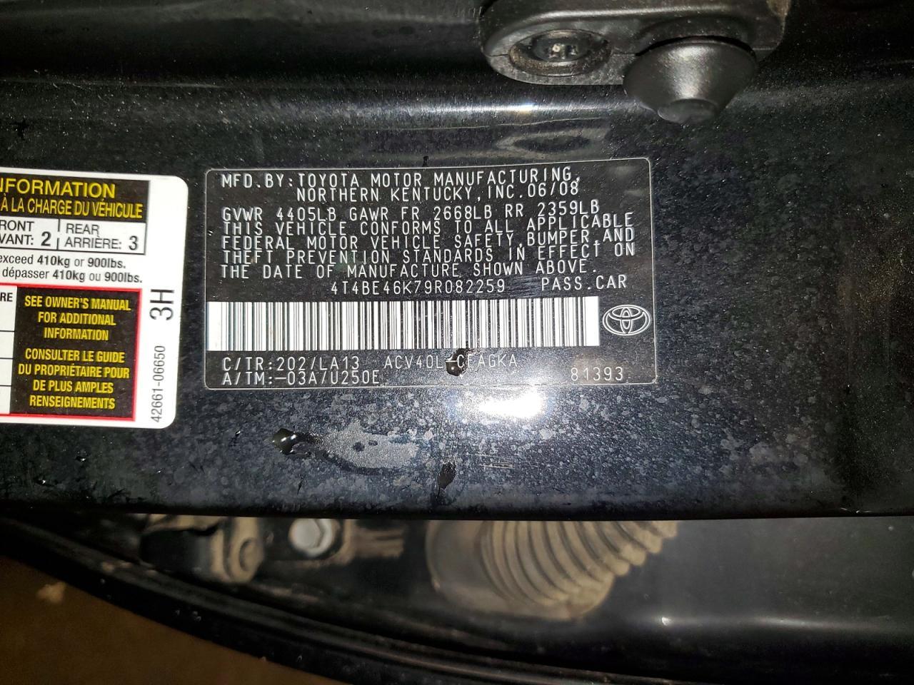 2009 Toyota Camry Base