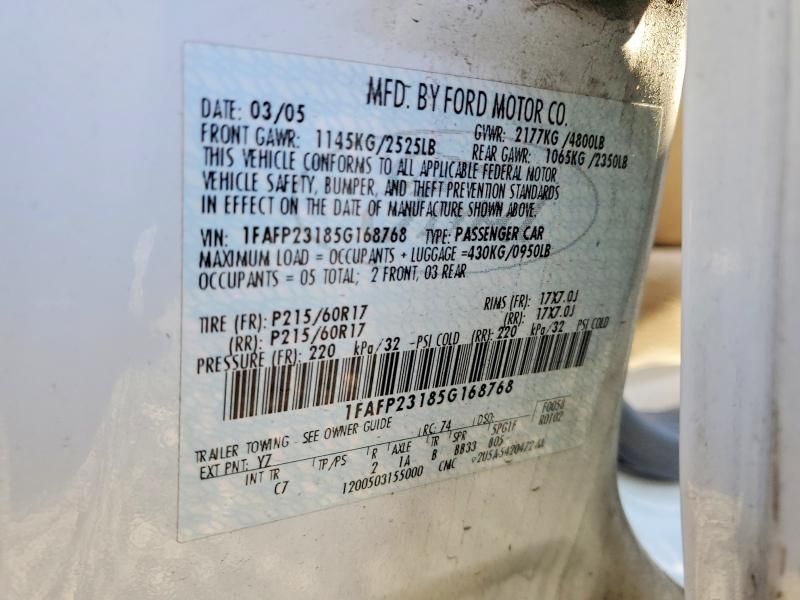 2005 Ford Five Hundred se