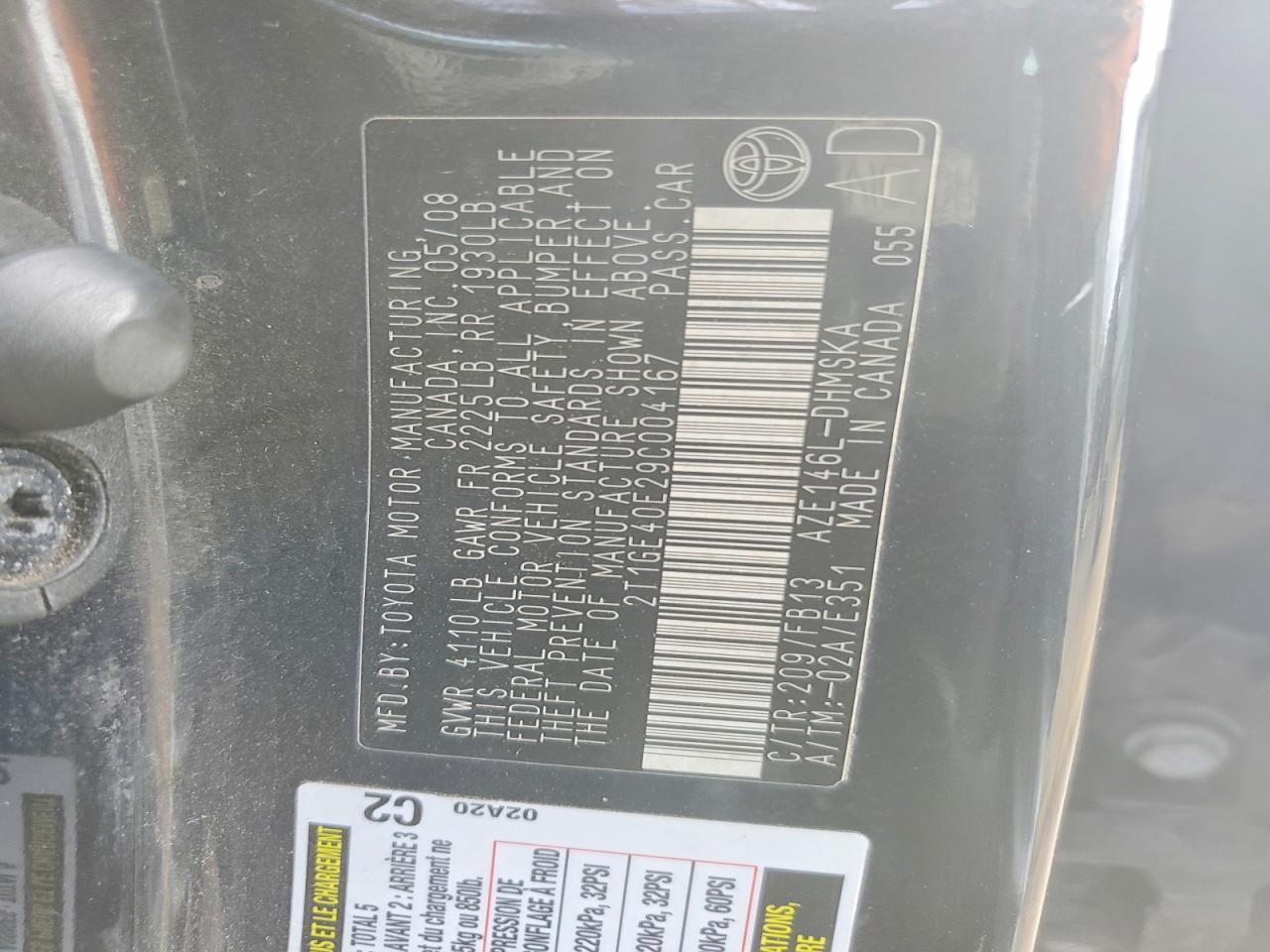 2009 Toyota Matrix xrs