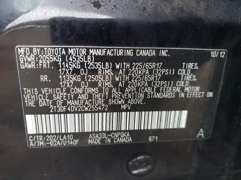 2012 Toyota Rav 4