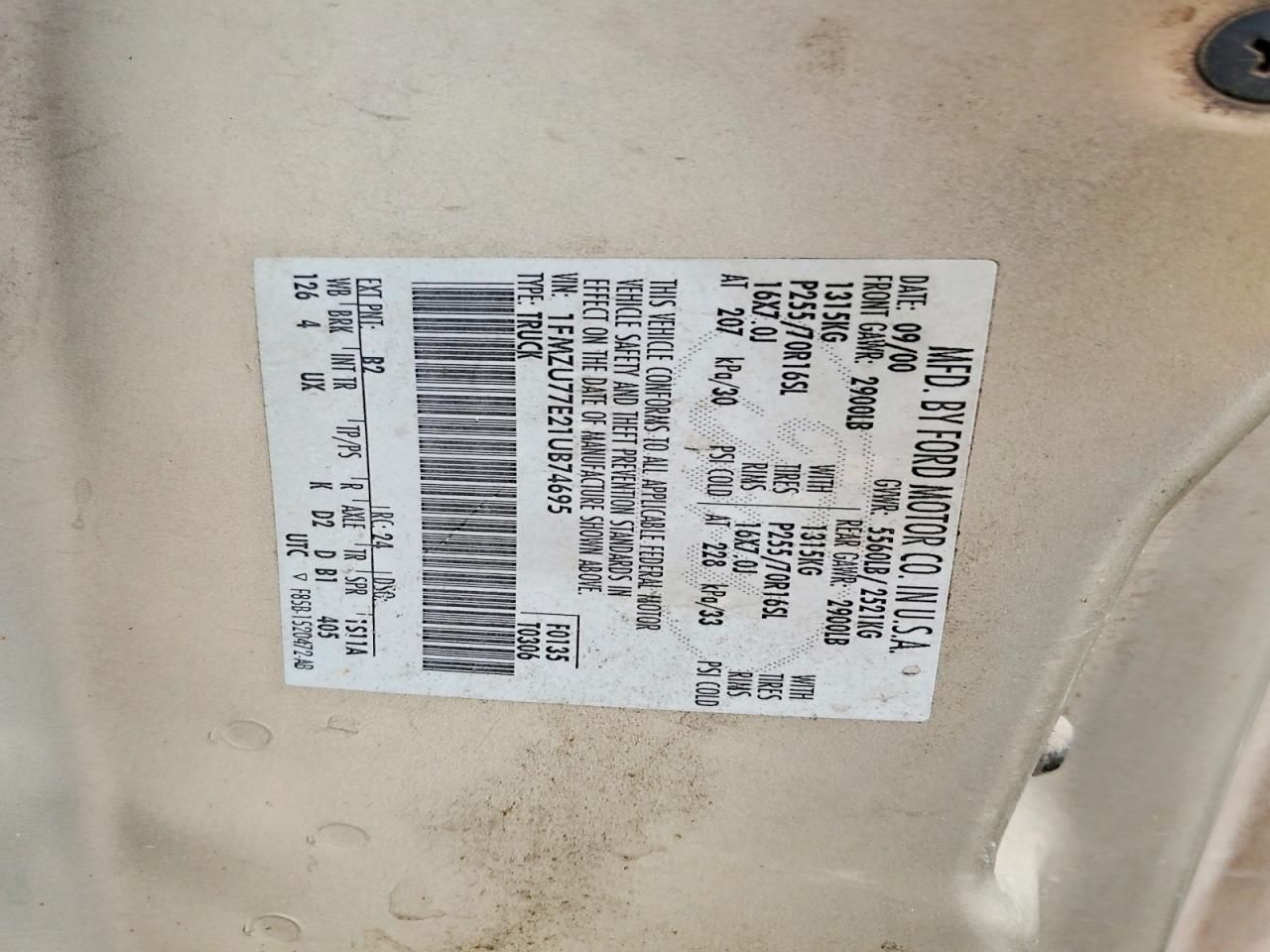 2001 Ford Explorer Sport Trac