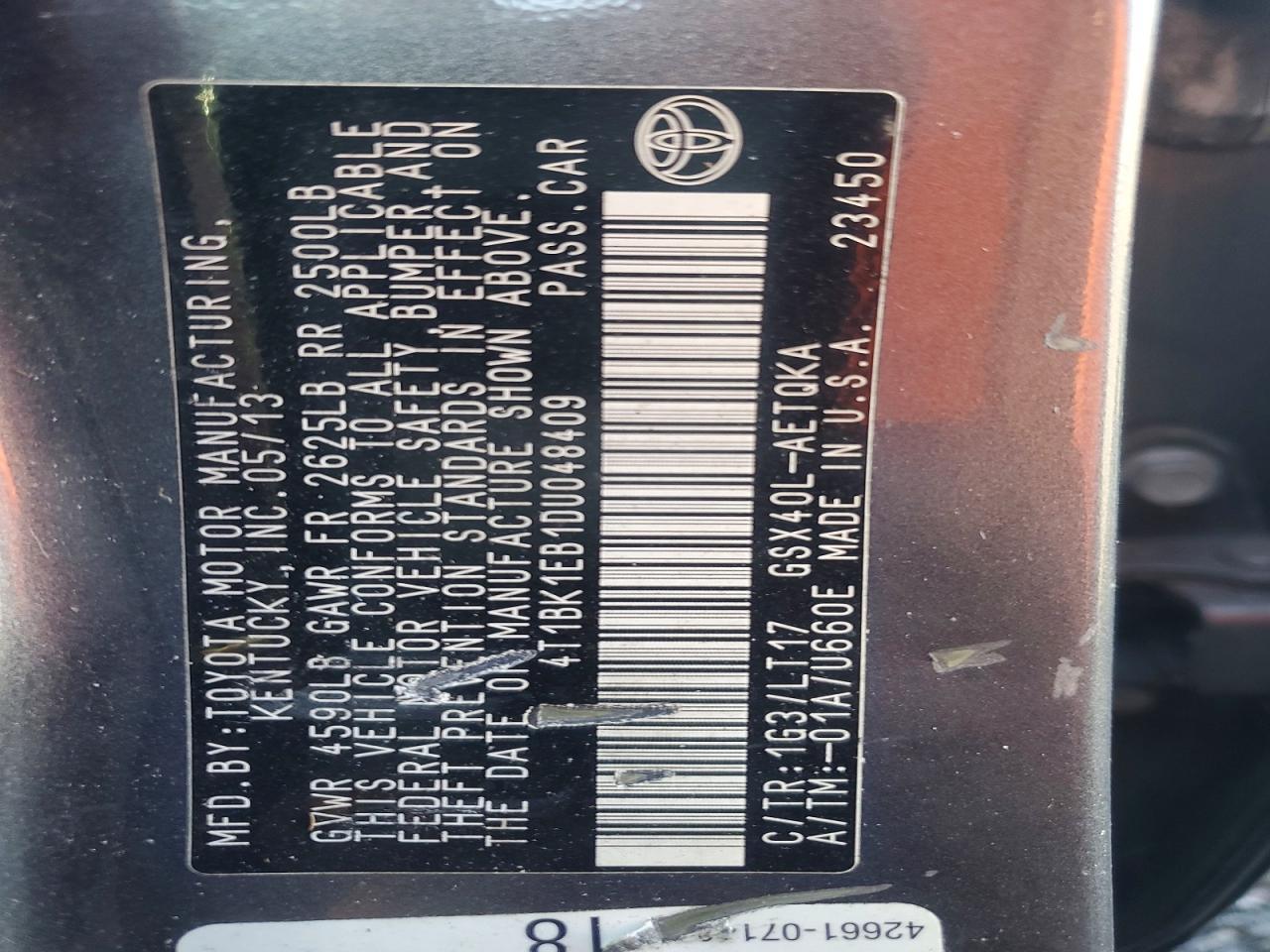2013 Toyota Avalon Base