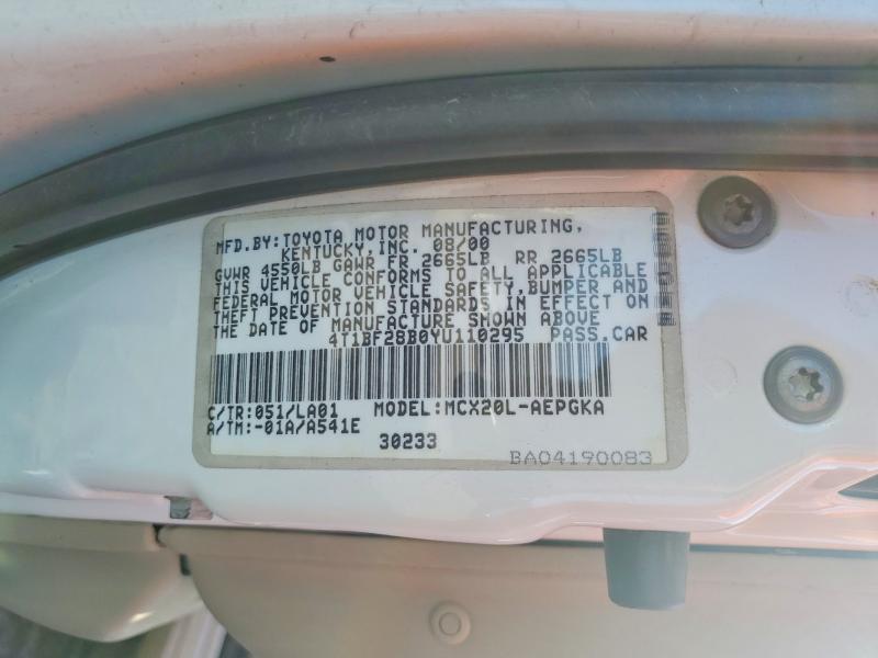 2000 Toyota Avalon xl