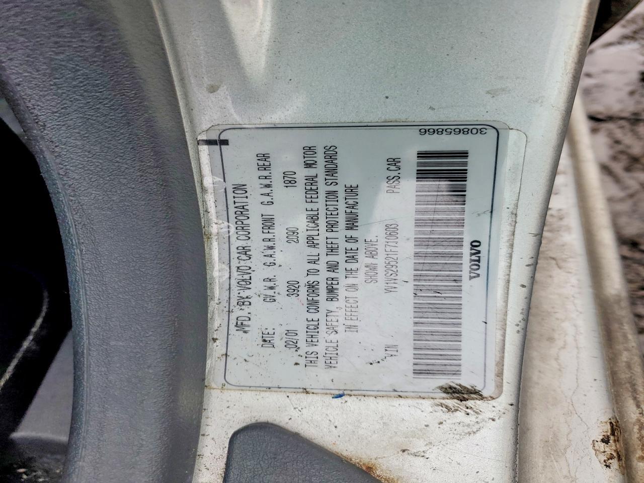 2001 Volvo S40 1.9t