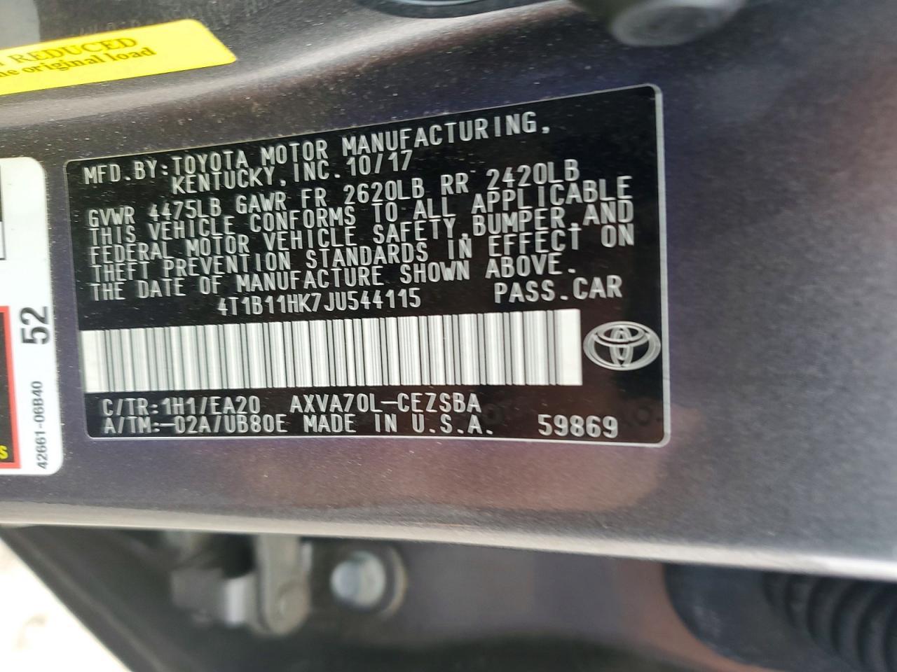 2018 Toyota Camry