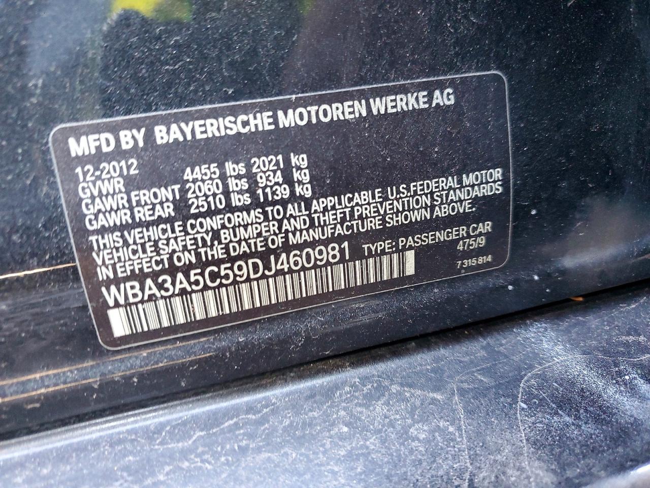 2013 BMW 328 i