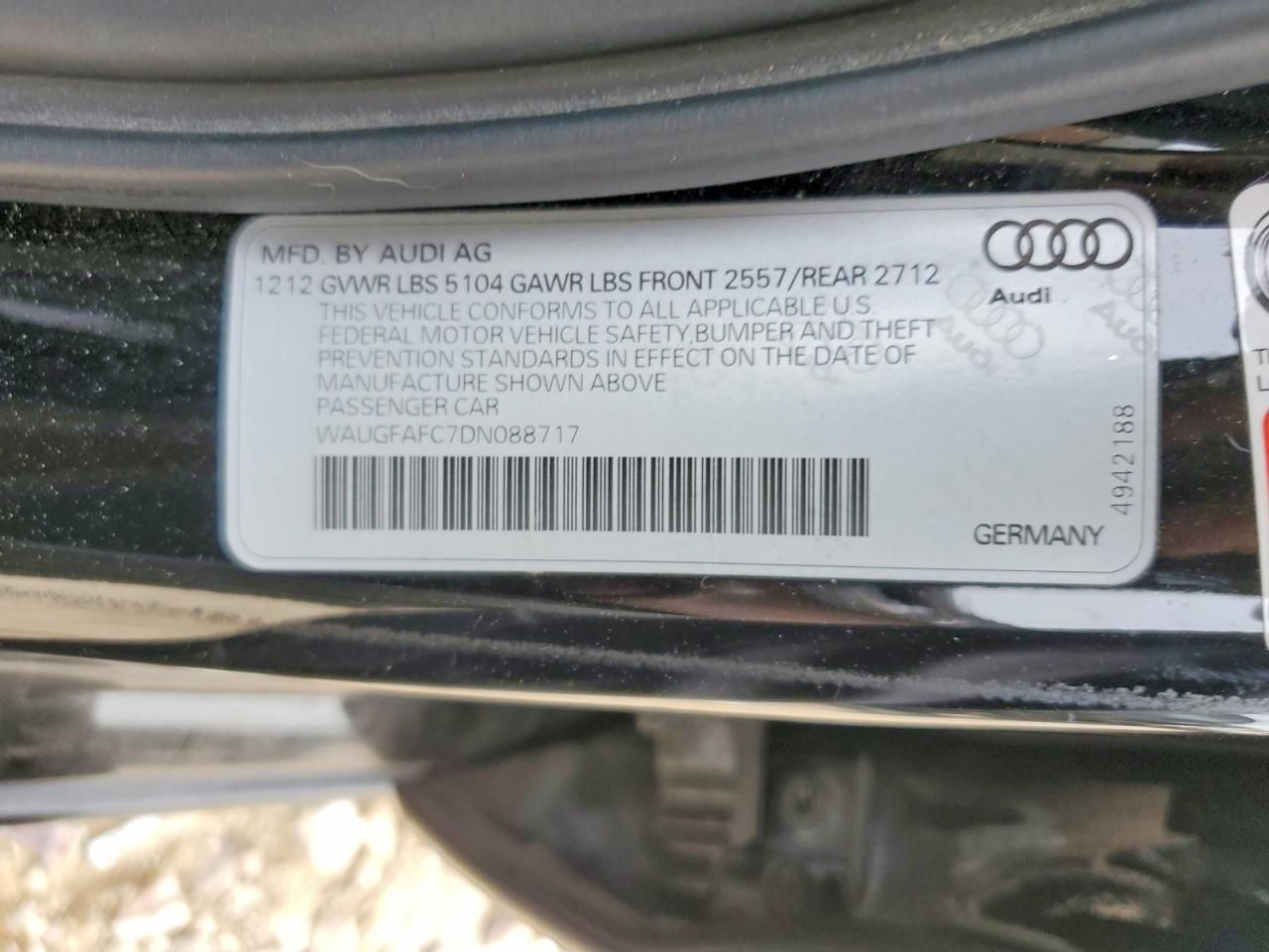 2013 Audi A6 Premium Plus