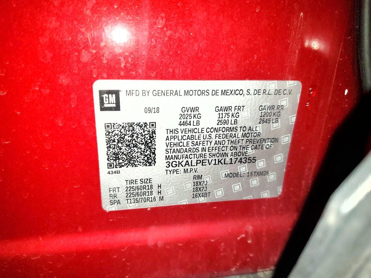 2019 GMC Terrain slt