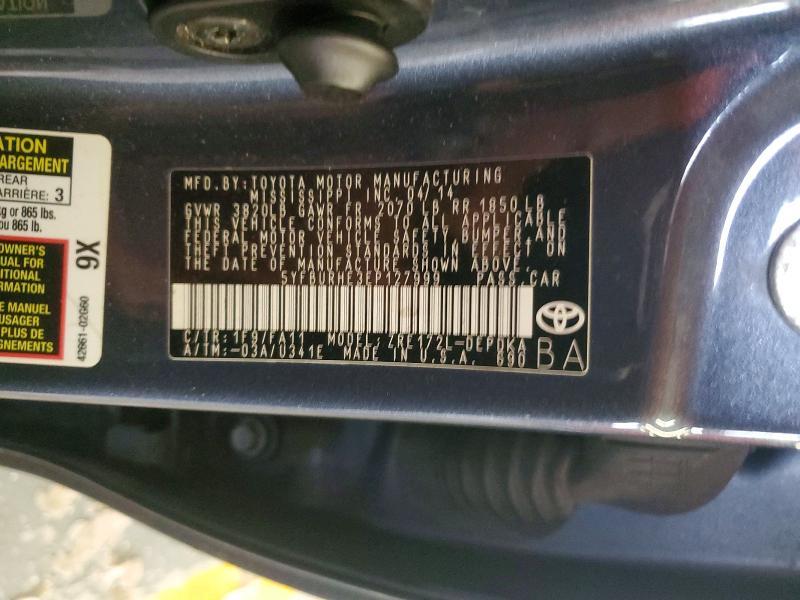 2014 Toyota Corolla l