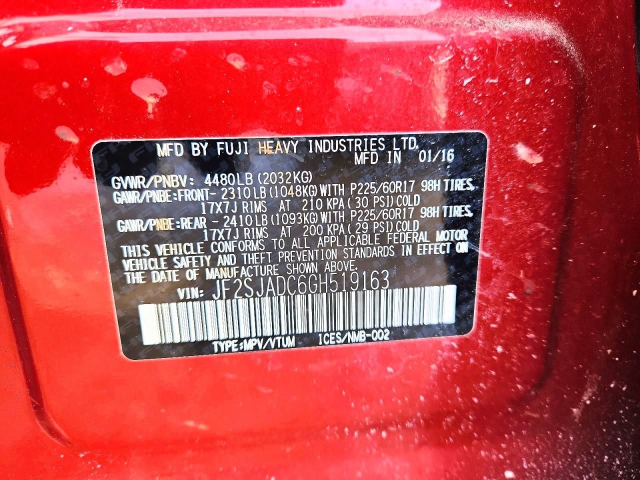 2016 Subaru Forester 2.5i Premium