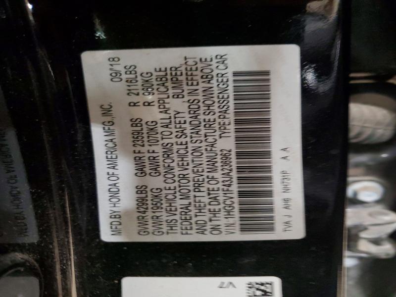 2018 Honda Accord ex
