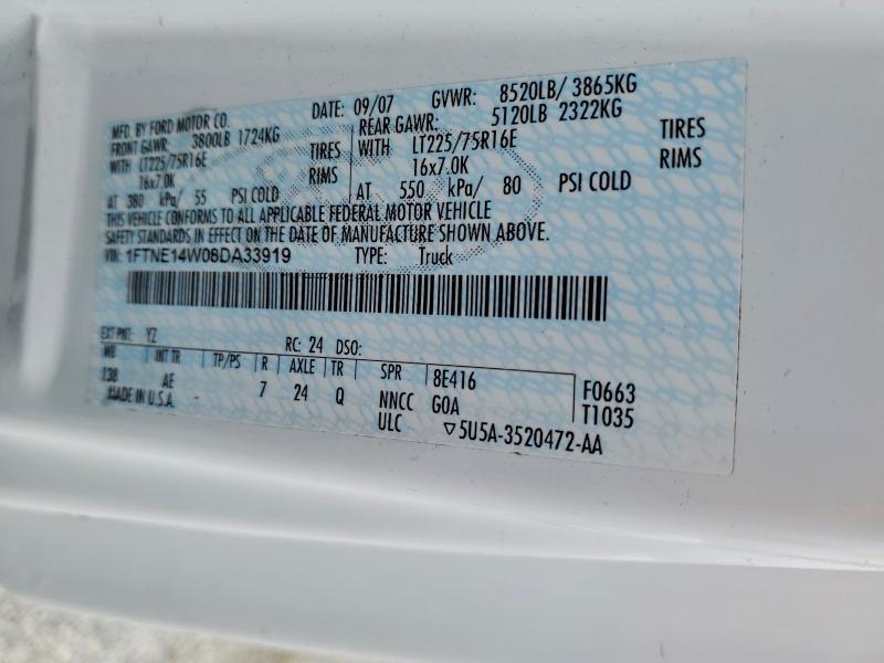 2008 Ford E150 Utility / Service Van
