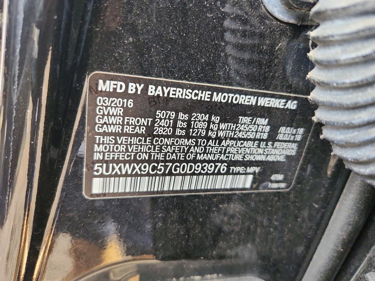 2016 BMW X3 Xdrive28i