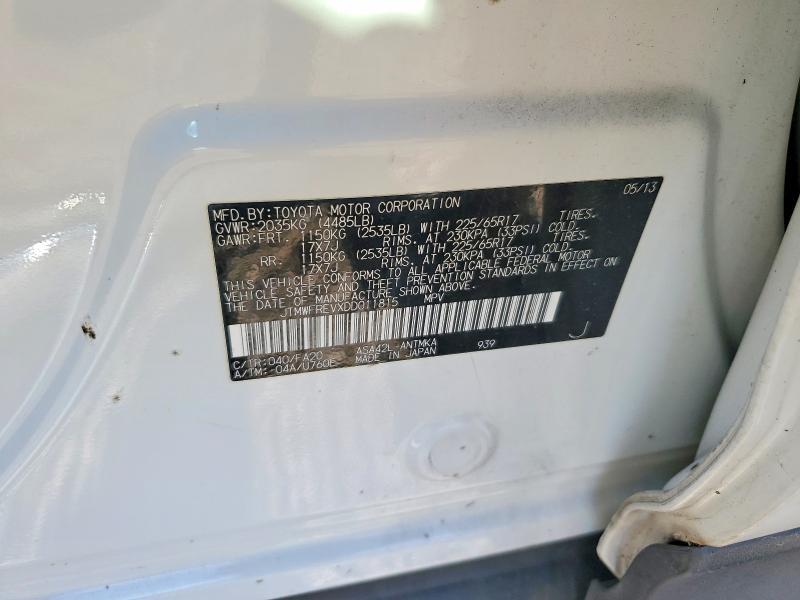 2013 Toyota Rav4 xle