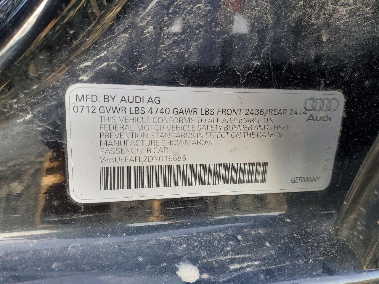 2013 Audi A4 Premium Plus