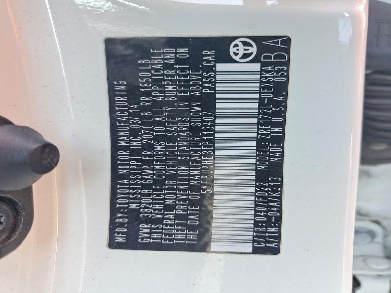 2014 Toyota Corolla l