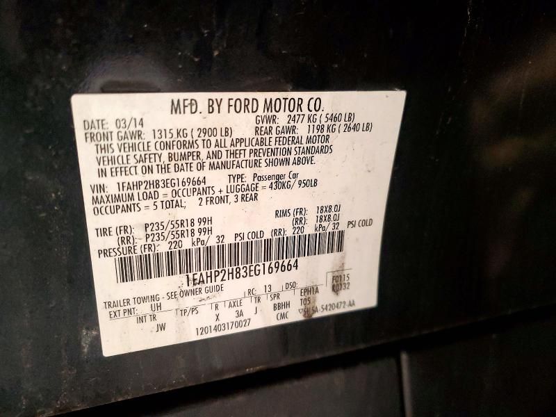 2014 Ford Taurus sel