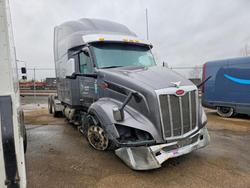 Salvage trucks for sale at Moraine, OH auction: 2023 Peterbilt 579