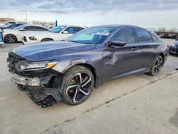 Honda salvage cars for sale: 2018 Honda Accord Sport