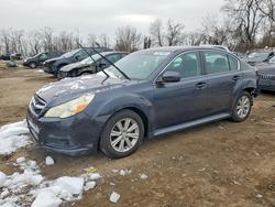 Vehiculos salvage en venta de Copart Baltimore, MD: 2010 Subaru Legacy 2.5i Premium