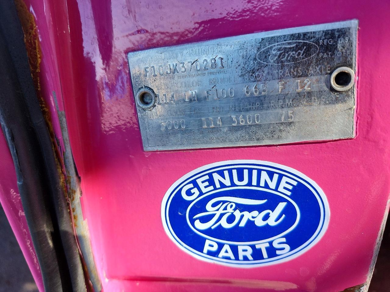1963 Ford F-100 pu