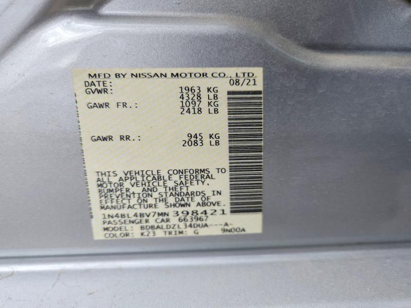 2021 Nissan Altima s