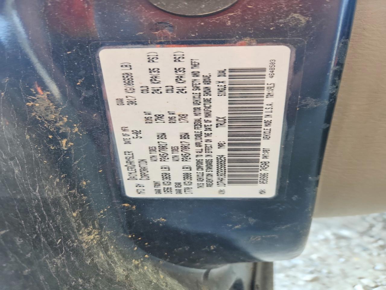 2002 Dodge RAM 1500