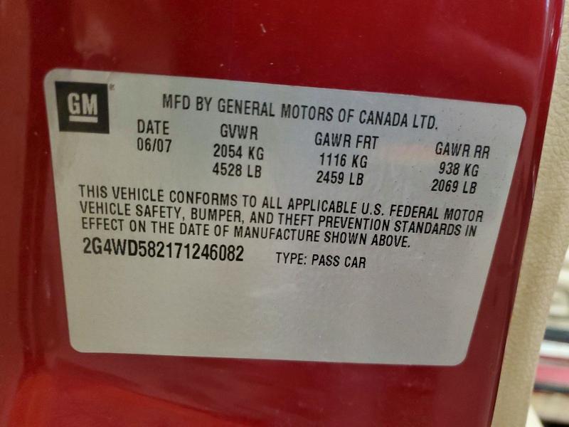 2007 Buick Lacrosse cxl