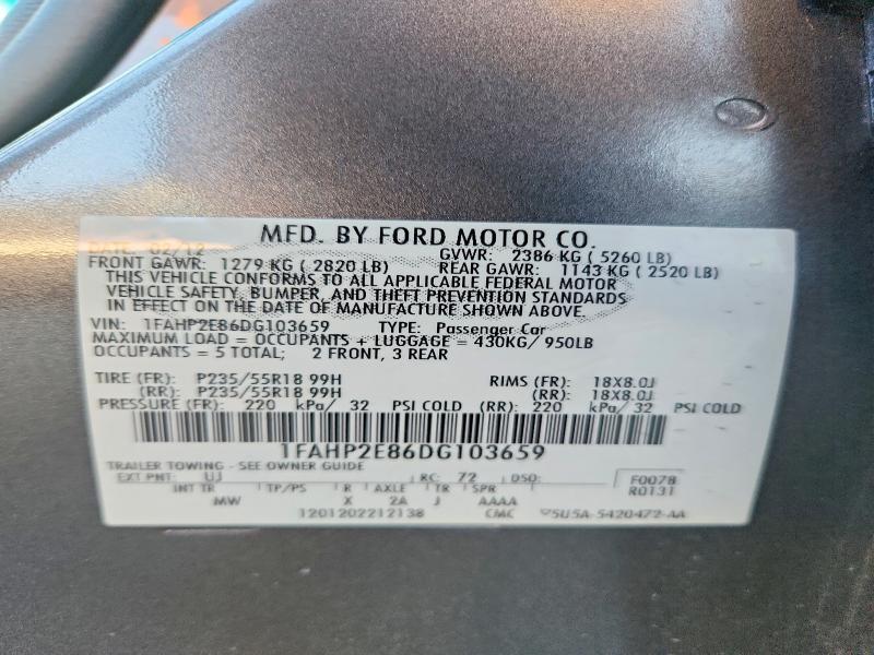 2013 Ford Taurus sel