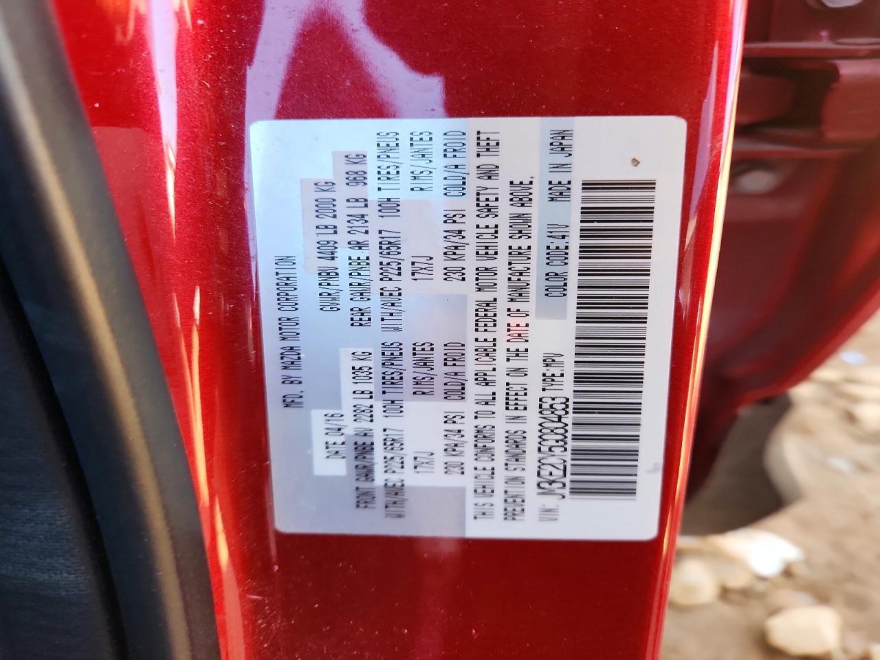 2016 Mazda Cx-5 Touring