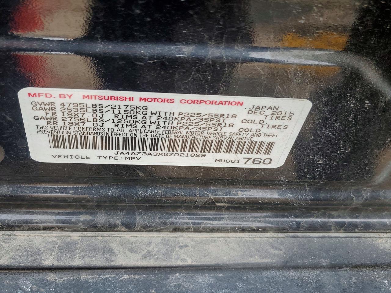 2016 Mitsubishi Outlander se