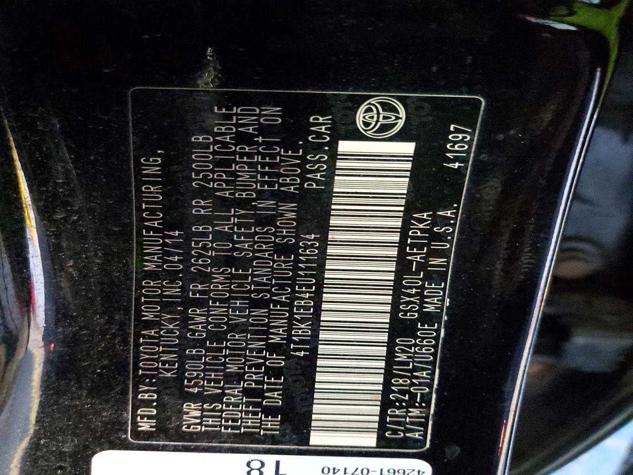 2014 Toyota Avalon Base