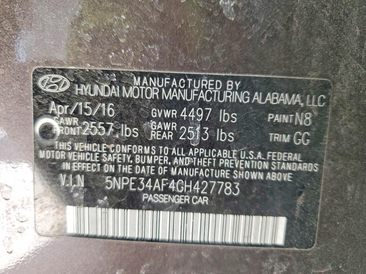 2016 Hyundai Sonata Sport