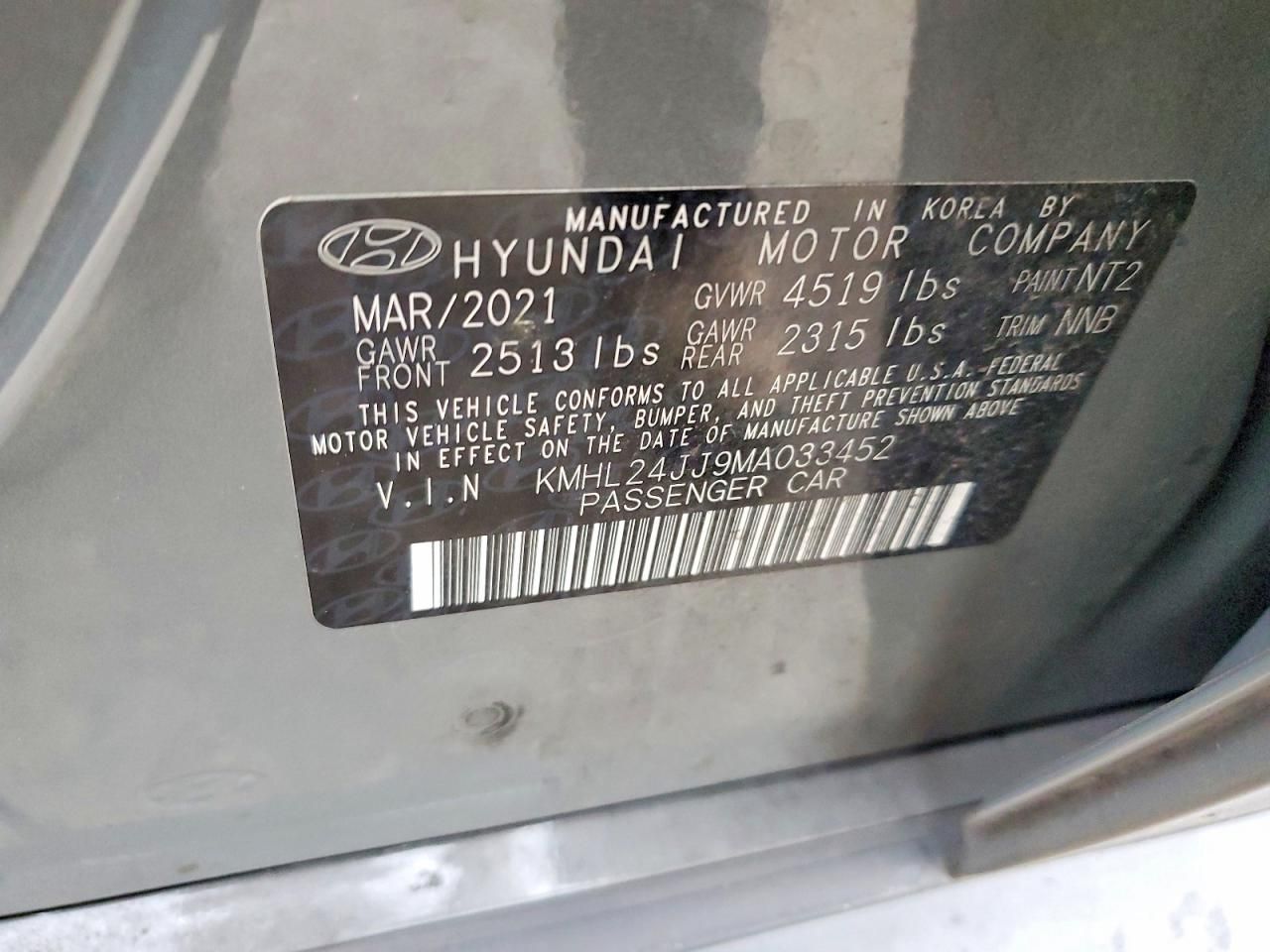 2021 Hyundai Sonata Hybrid