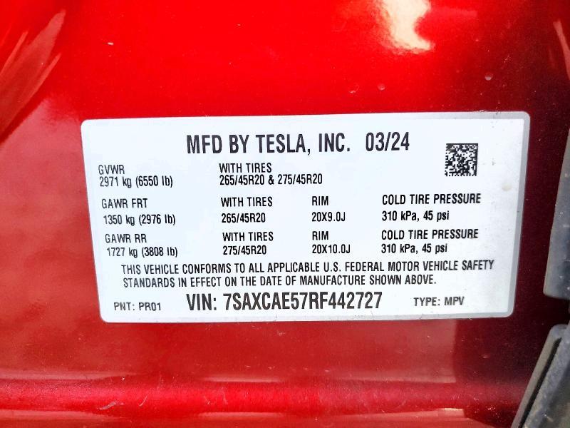 2024 Tesla Model x