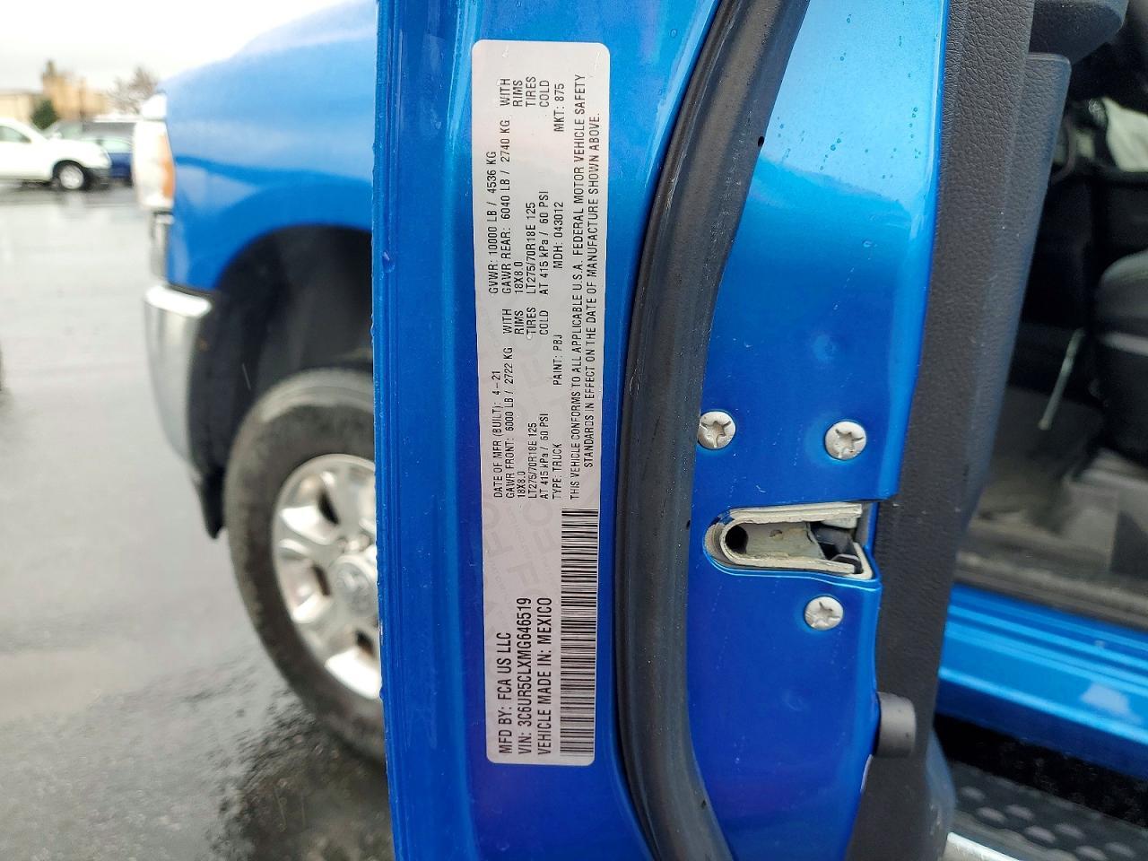 2021 Dodge Ram 2500 Tradesman
