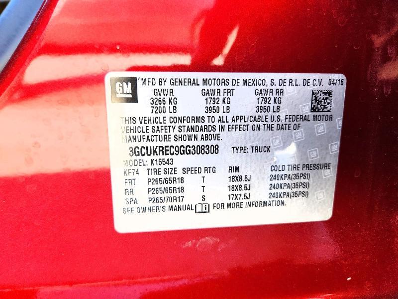 2016 Chevrolet Silverado K1500 LT