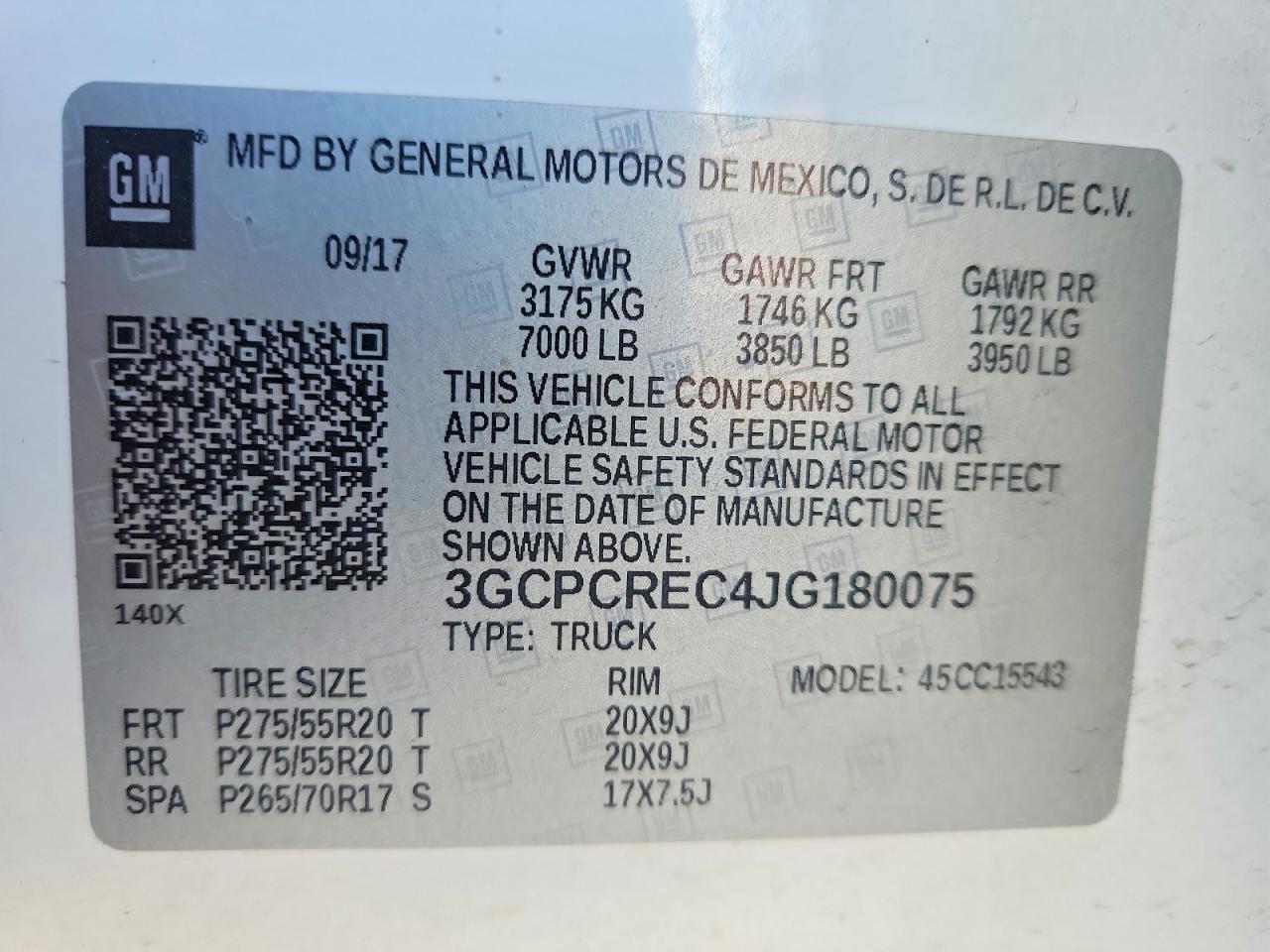 2018 Chevrolet Silverado C1500 LT