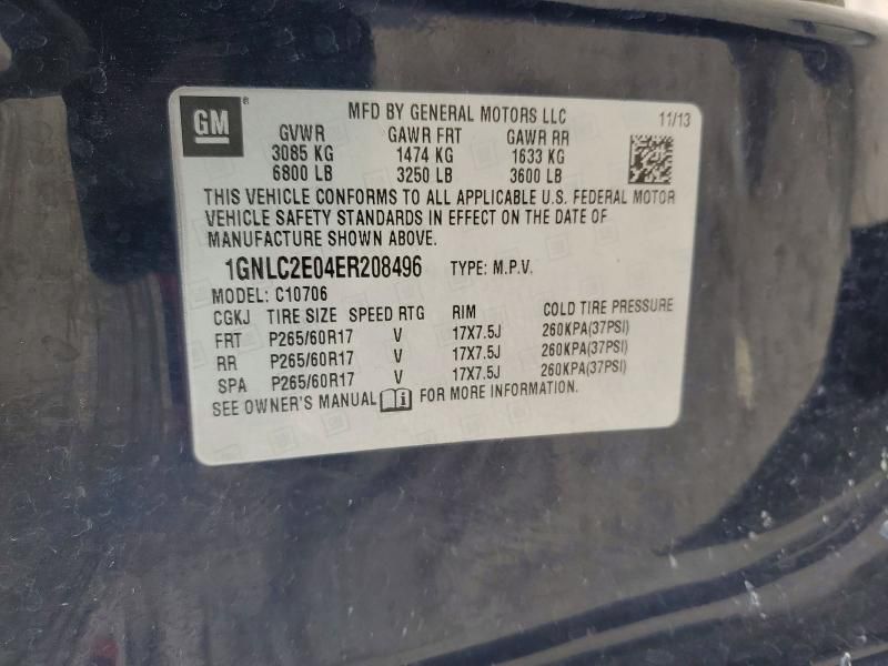 2014 Chevrolet Tahoe Police