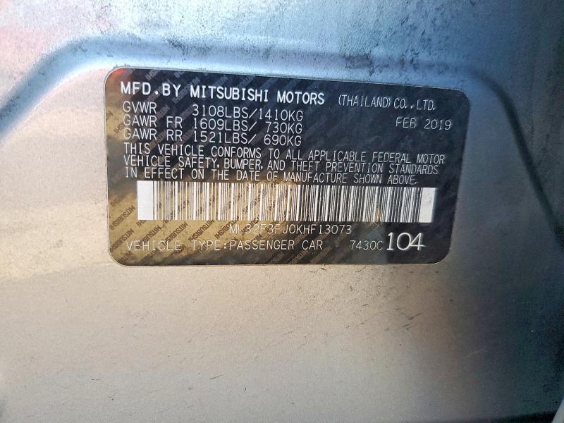 2019 Mitsubishi Mirage G4 es