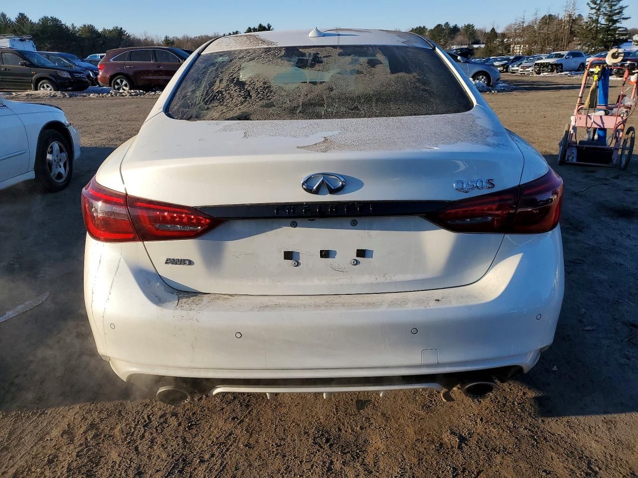 2024 Infiniti Q50 red Sport 400