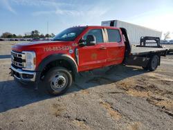 Ford salvage cars for sale: 2024 Ford F550 Super Duty Flatbed Truck