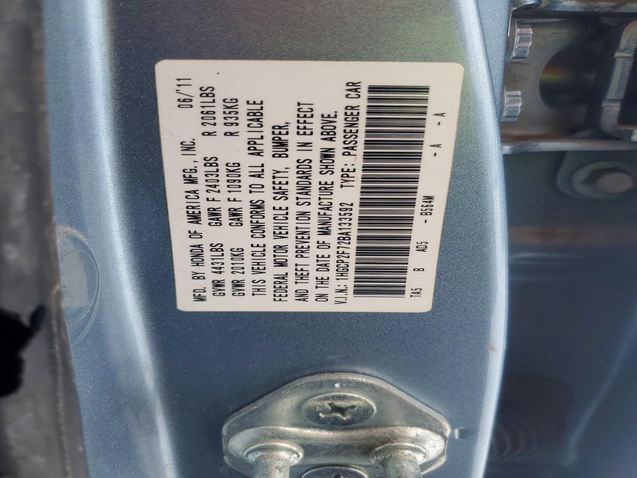 2011 Honda Accord ex