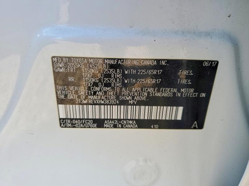 2017 Toyota Rav4 xle