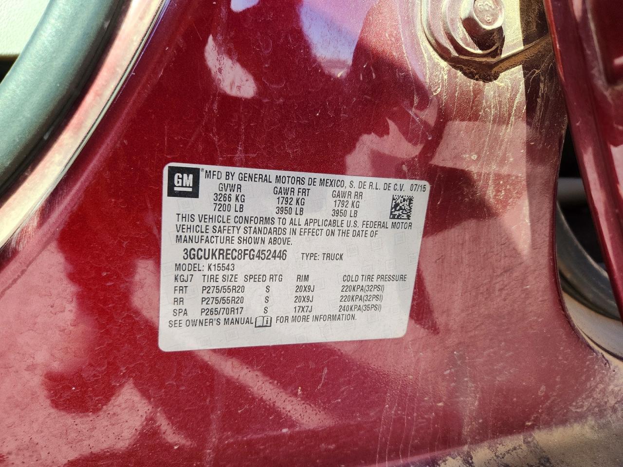2015 Chevrolet Silverado K1500 LT