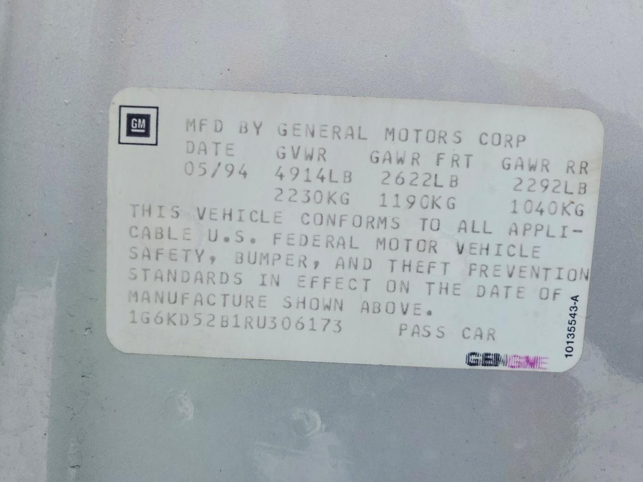 1994 Cadillac Deville